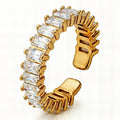 Crystal Cluster Gold Ring