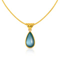 Teardrop Gold Necklace