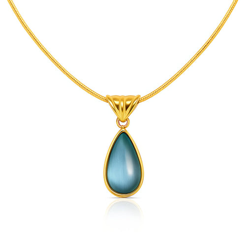 Teardrop Gold Necklace